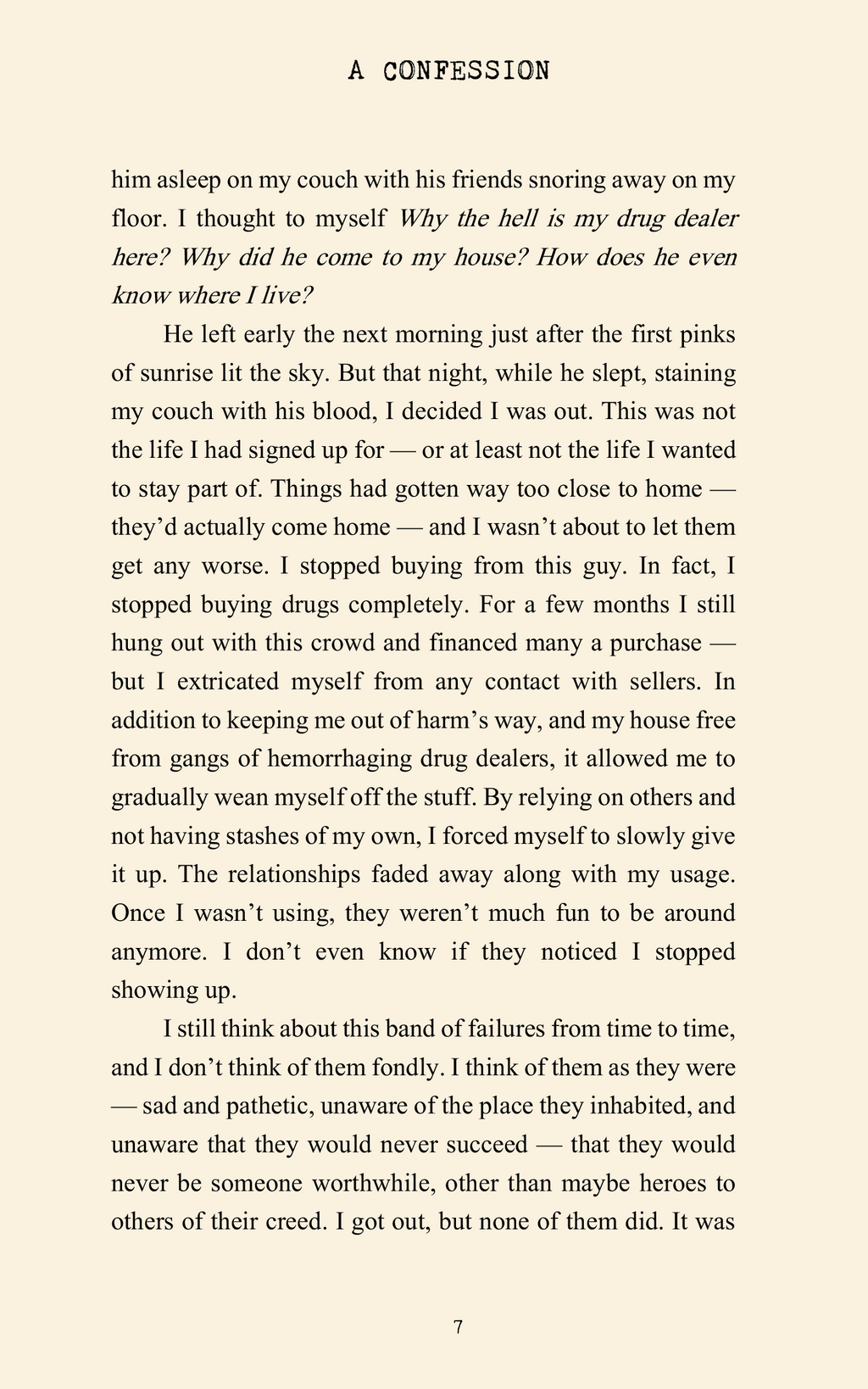 A Confession [Autographed]