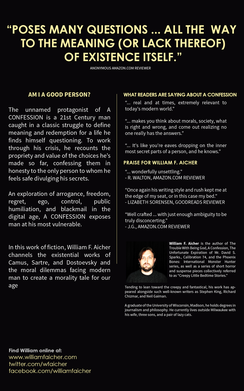 A Confession [Autographed]