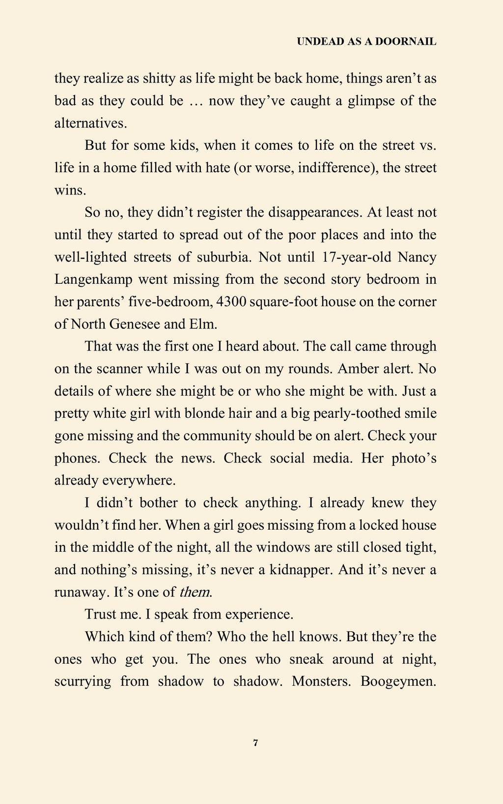 Undead as a Doornail (Phoenix Bones International Monster Hunter #1) by William F. Aicher [Autographed]