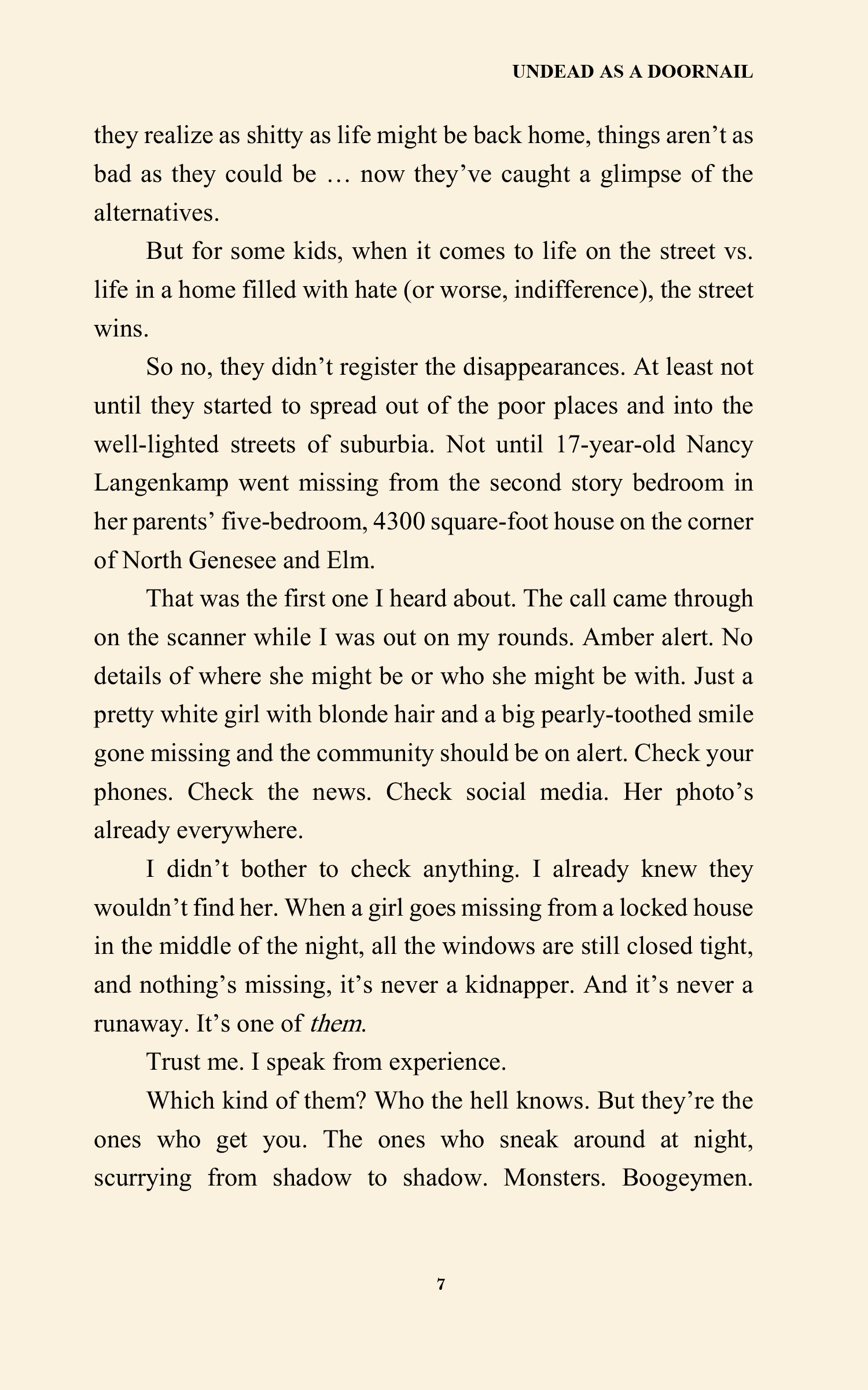 Undead as a Doornail (Phoenix Bones International Monster Hunter #1) by William F. Aicher [Autographed]