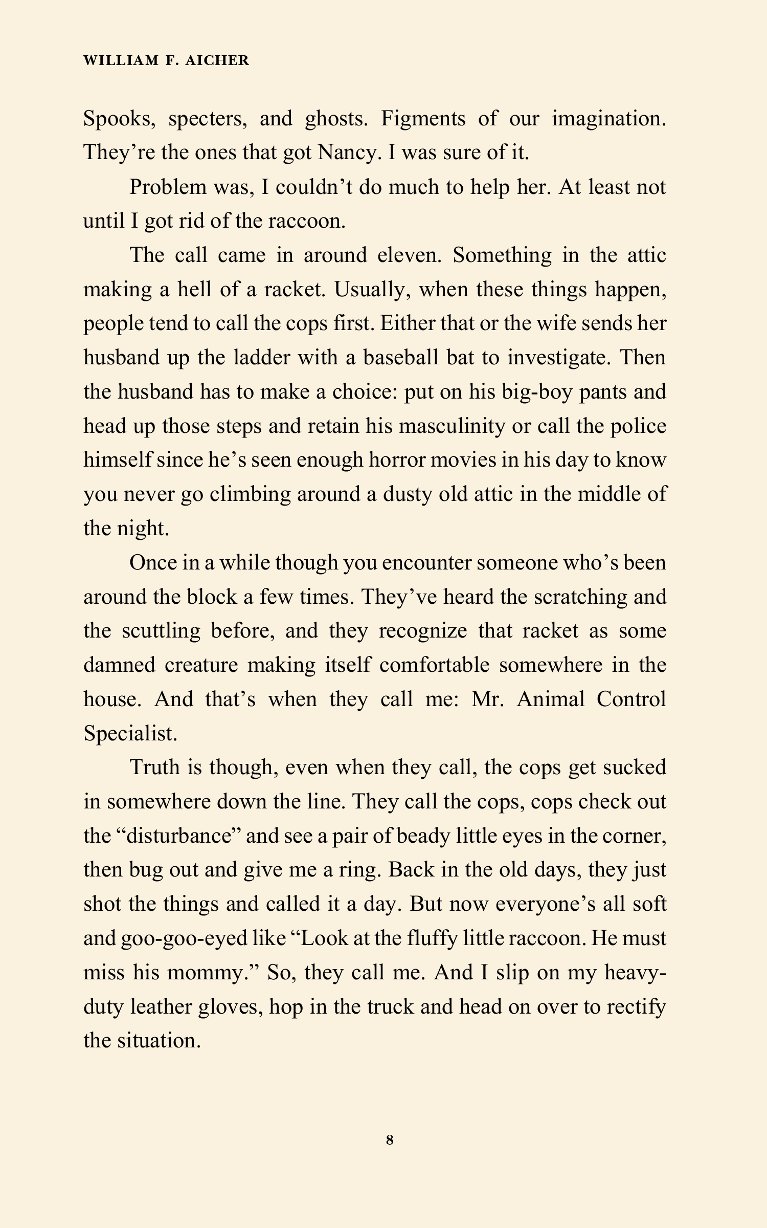 Undead as a Doornail (Phoenix Bones International Monster Hunter #1) by William F. Aicher [Autographed]