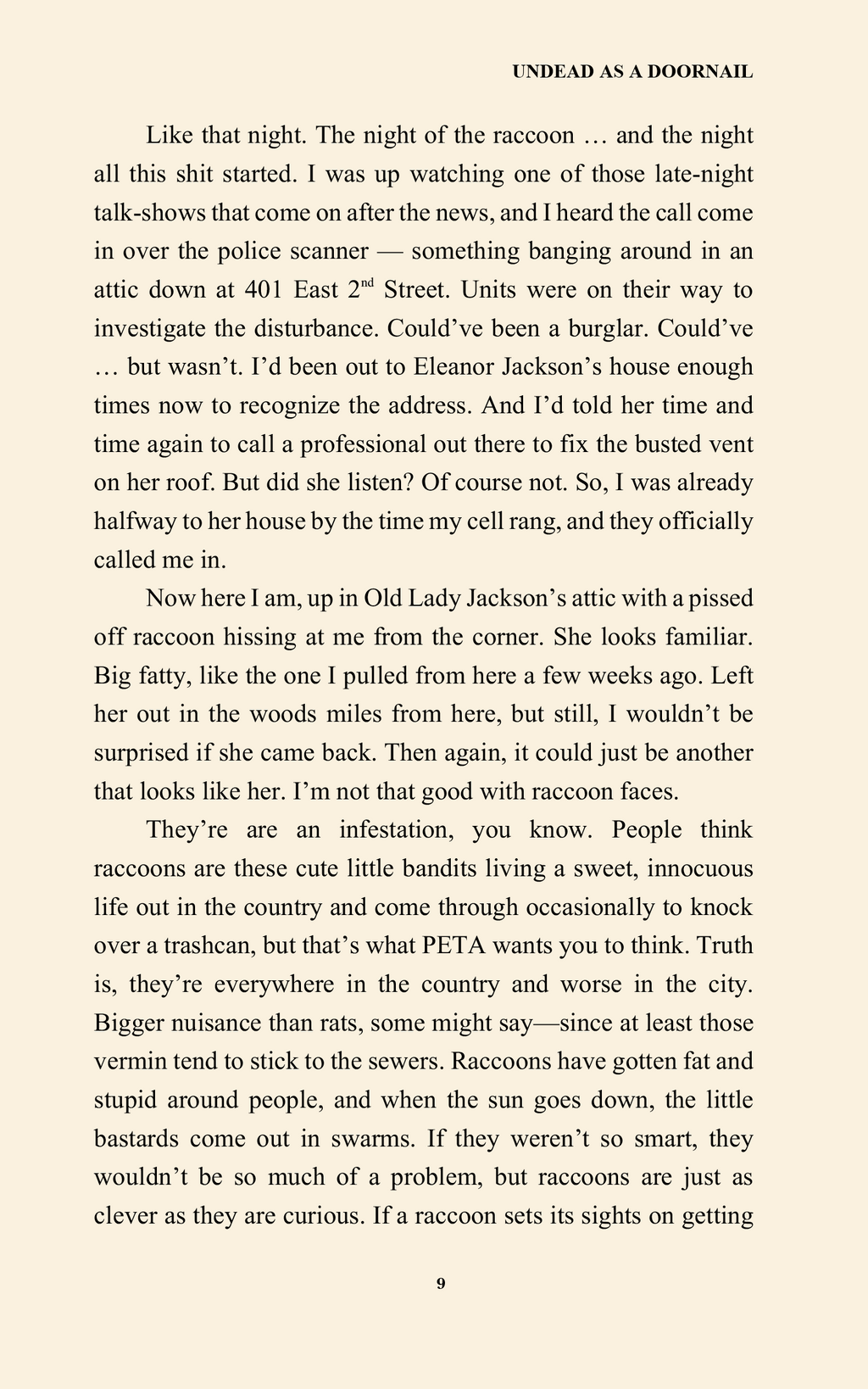 Undead as a Doornail (Phoenix Bones International Monster Hunter #1) by William F. Aicher [Autographed]