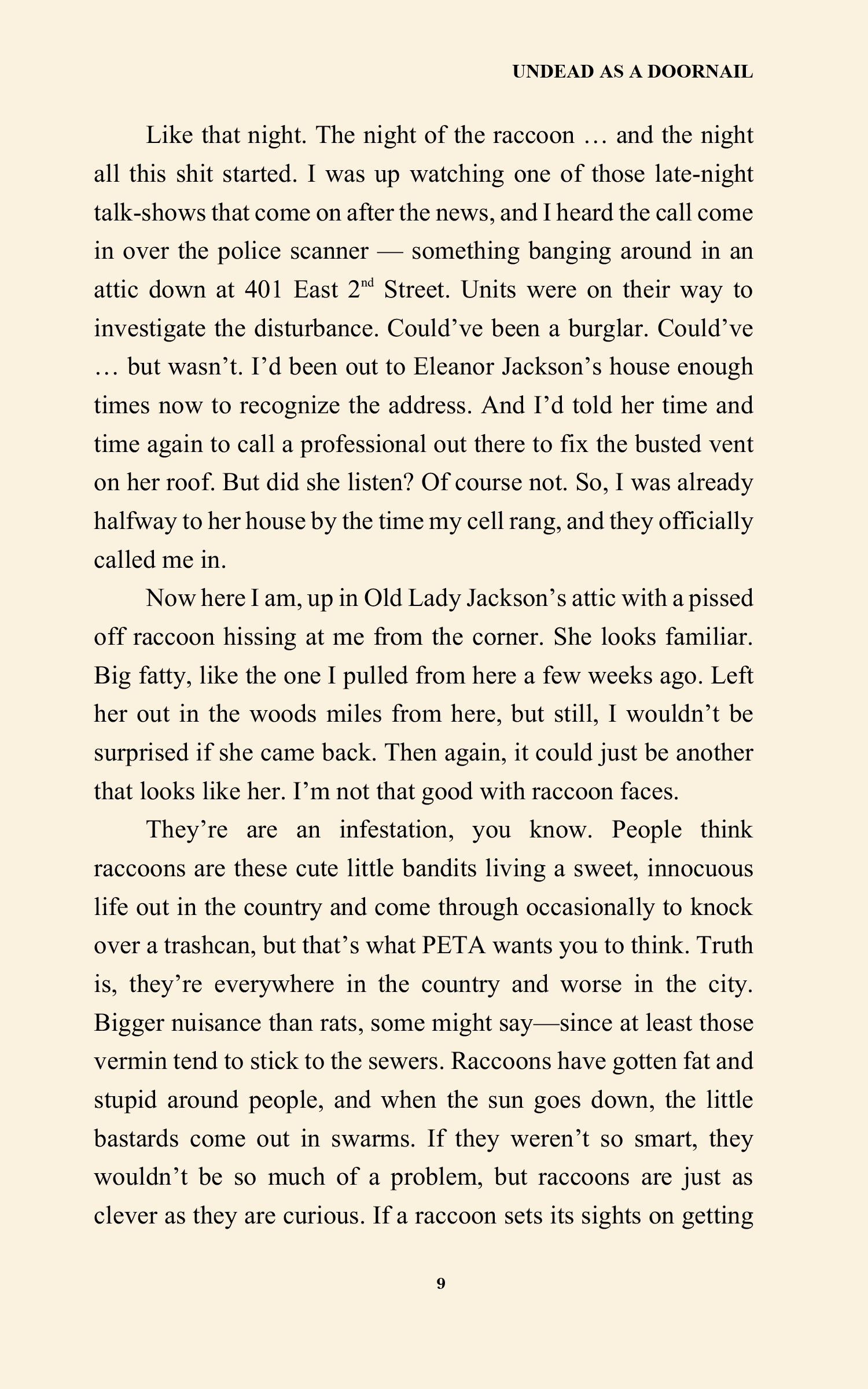 Undead as a Doornail (Phoenix Bones International Monster Hunter #1) by William F. Aicher [Autographed]